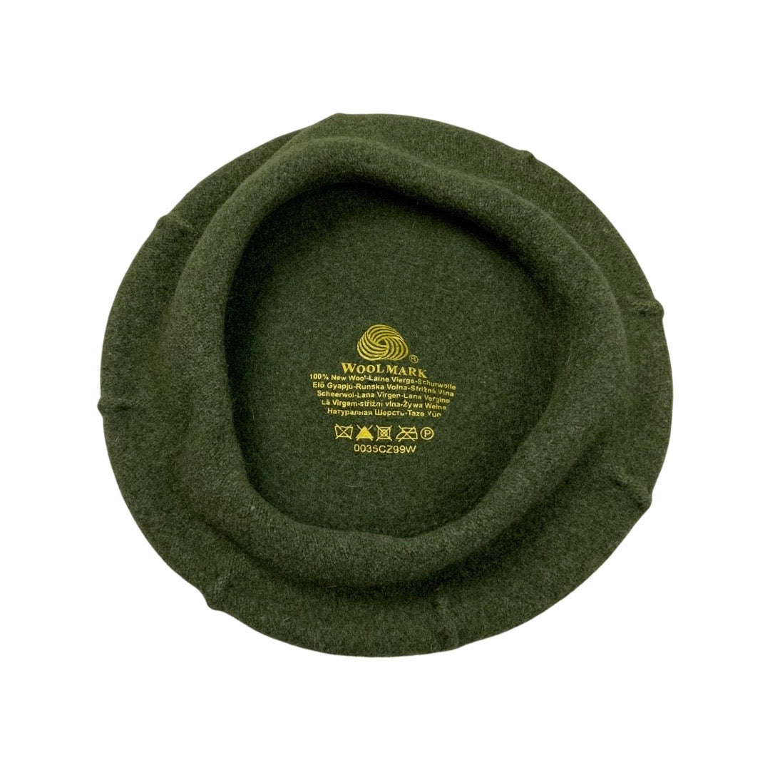 Vintage Green Folded Beret