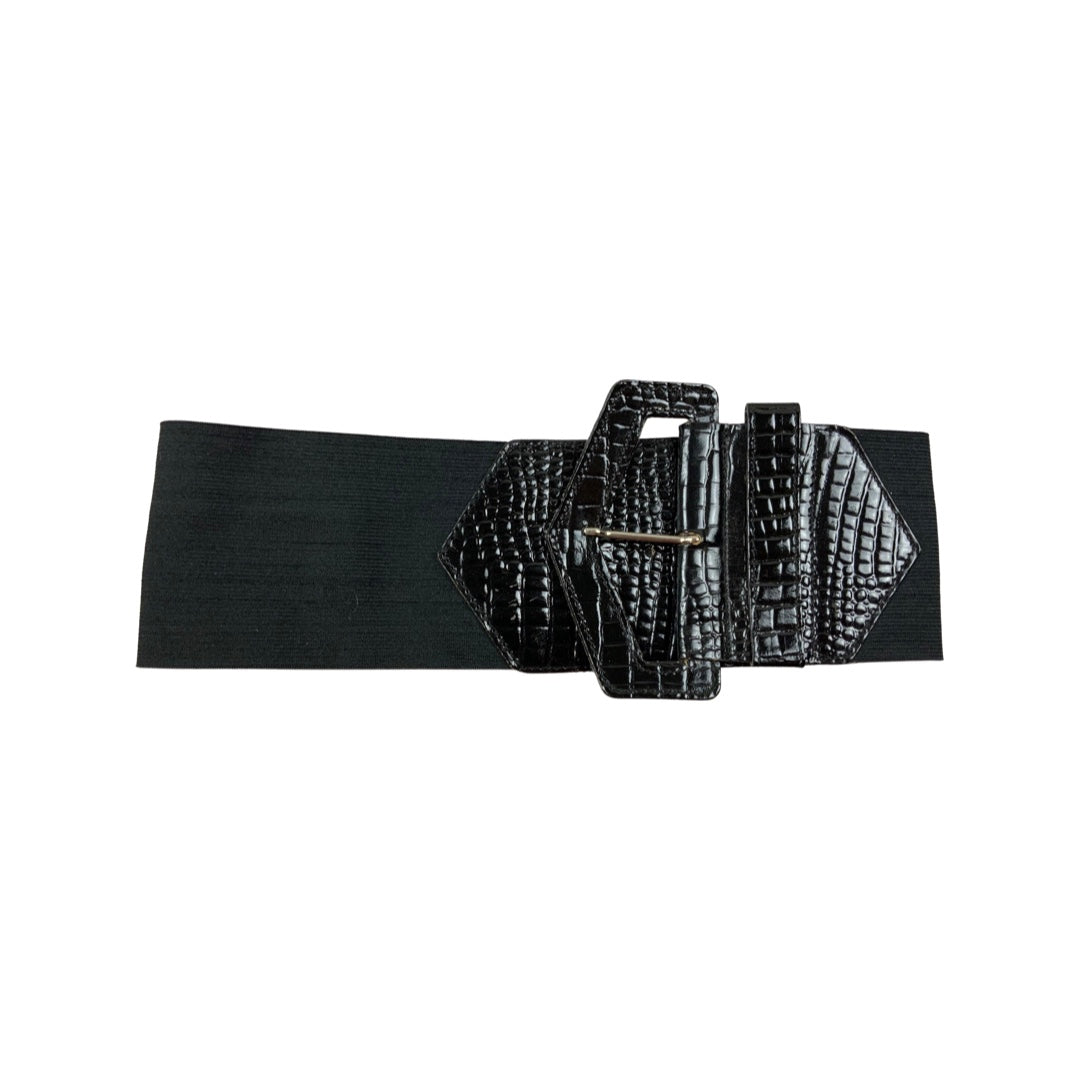 Vintage 80s Oversized Elastic Belt