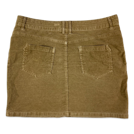 Brown Corduroy Mini Skirt 10