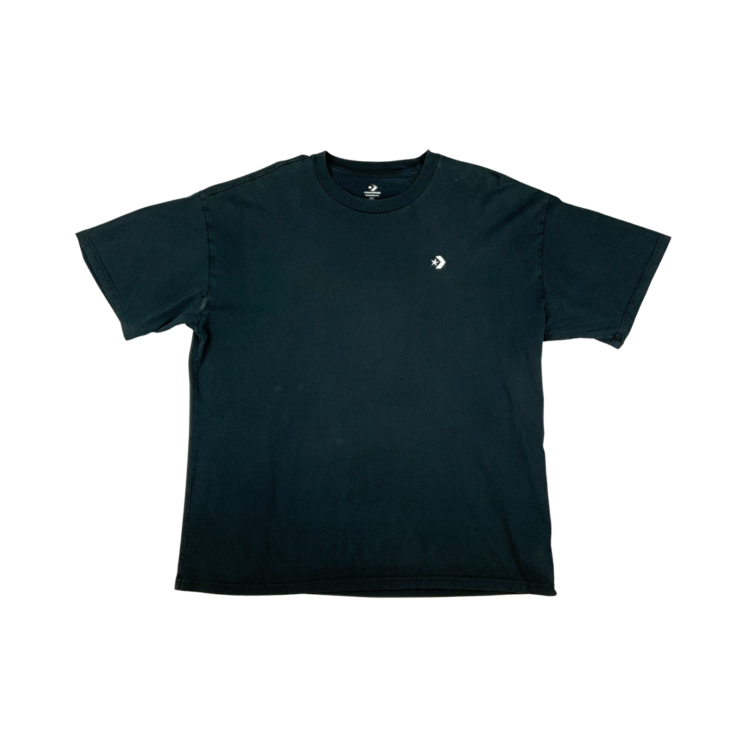Vintage Y2K Converse T-Shirt Black XL