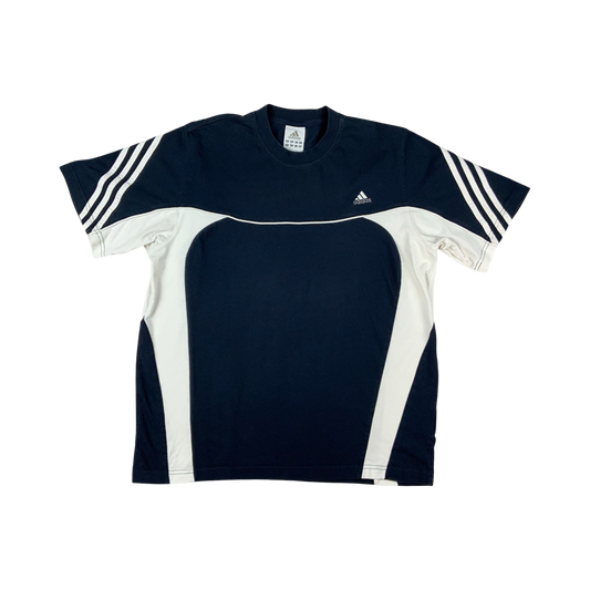 Vintage Y2K Adidas T-Shirt Navy L