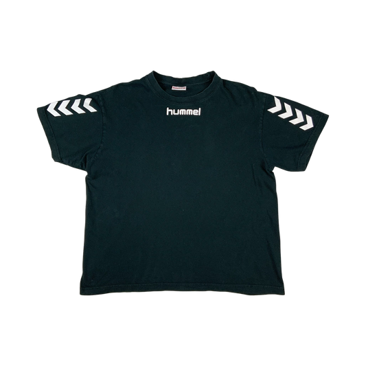 Vintage Y2K Hummel T-Shirt Black L