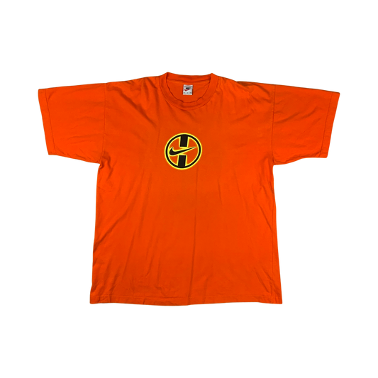 Vintage 90s Nike T-Shirt Orange XL