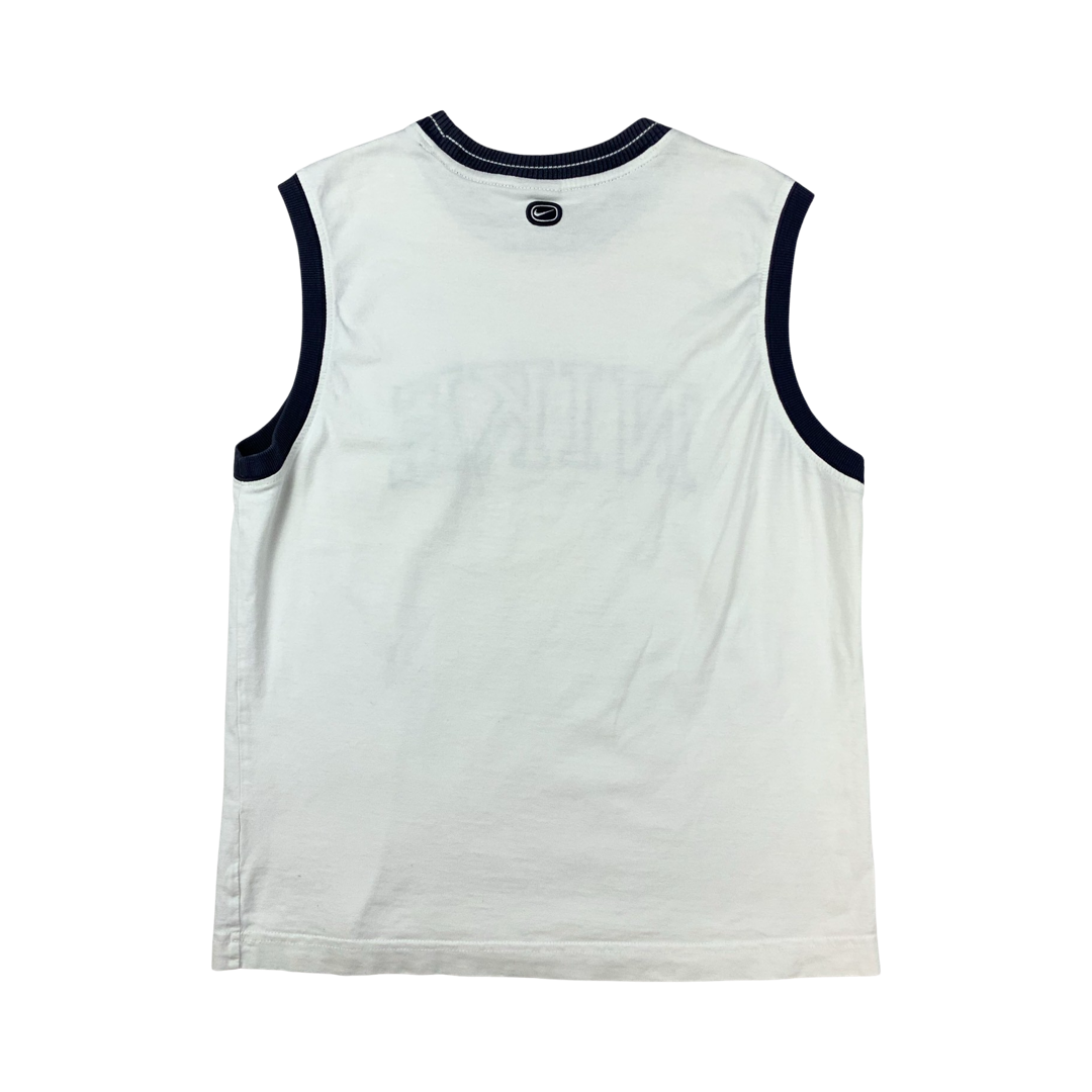 Vintage Y2K Nike Vest Blue White S