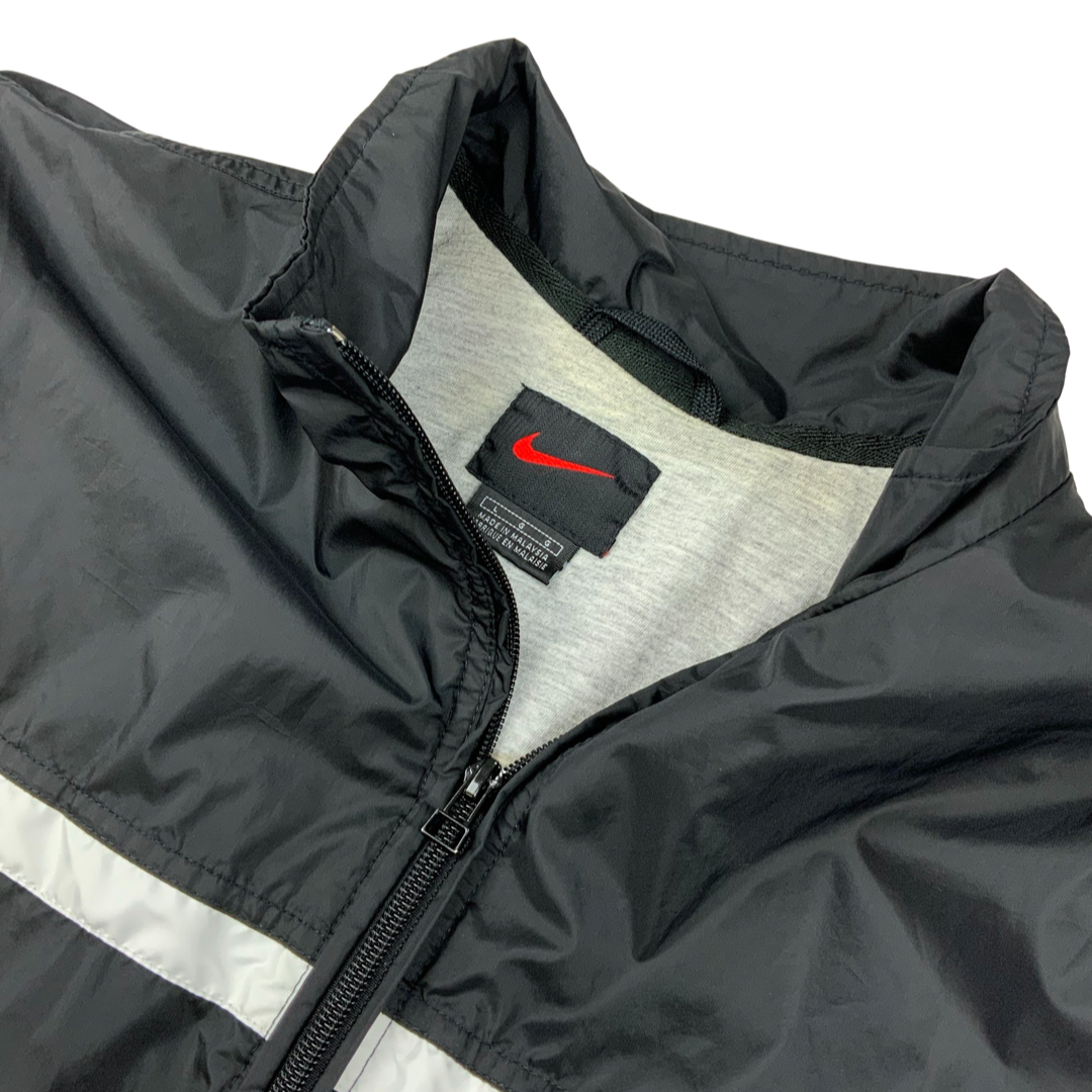 Vintage 90s Nike Shell Jacket Black XXL
