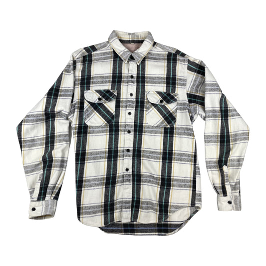 Vintage Plaid Heavyweight Flannel Shirt L