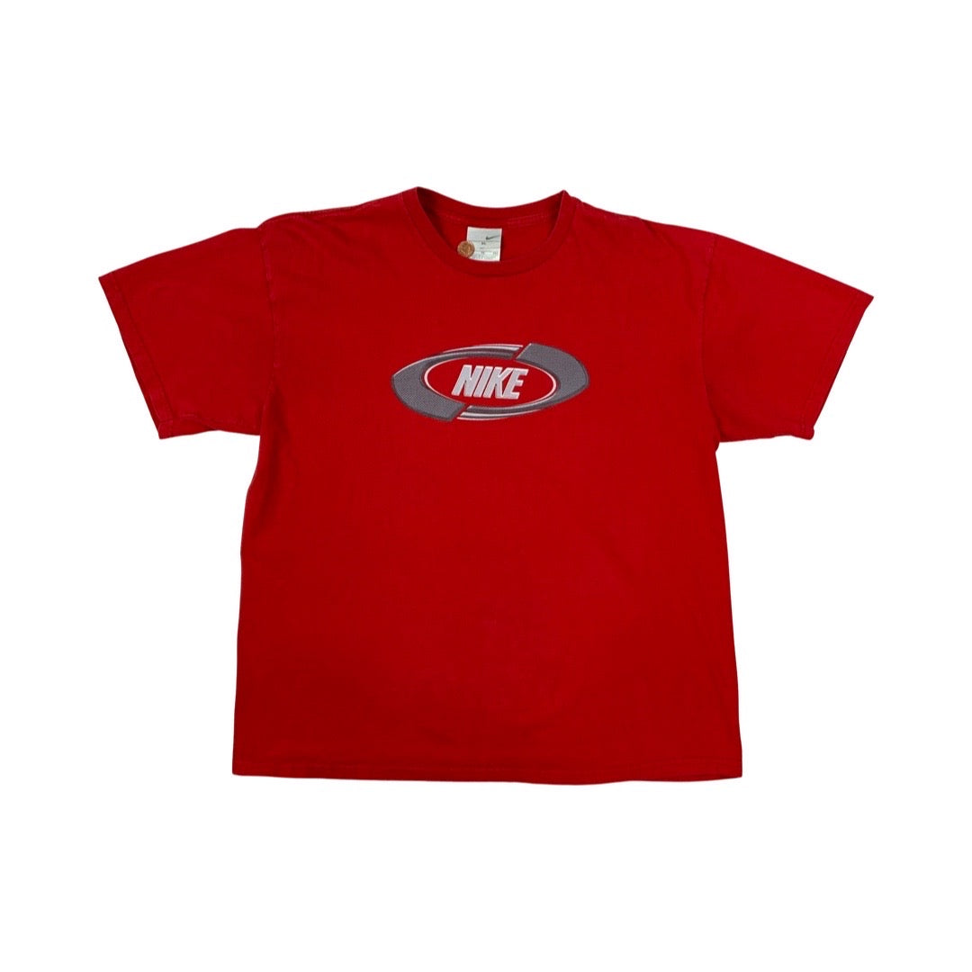Vintage Y2K Nike T-Shirt Red L