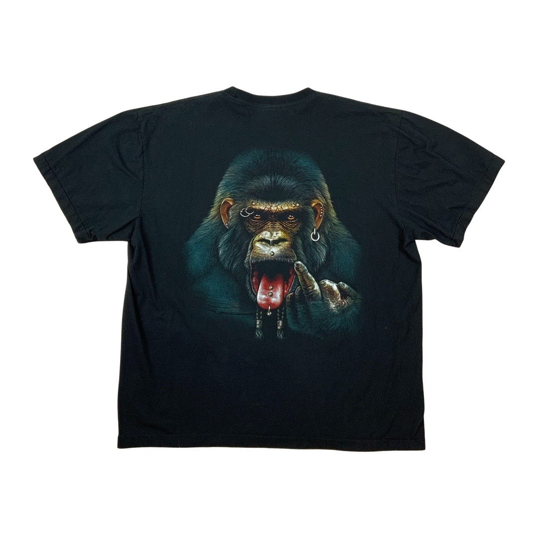 Vintage Y2K Rock Eagle Gorilla T-Shirt XXL