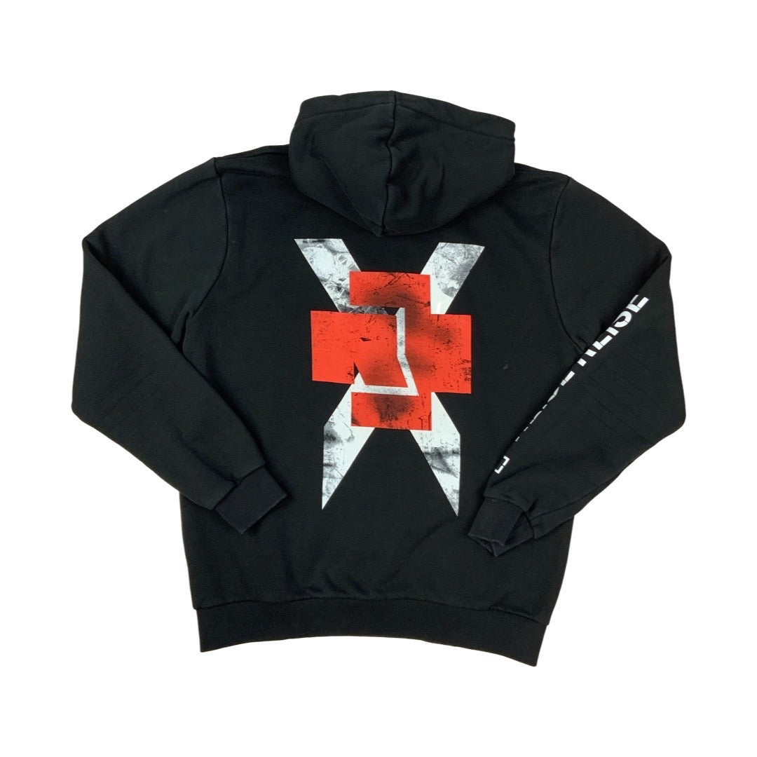 Vintage Y2K Rammstein Reise, Reise Hoodie Black XL