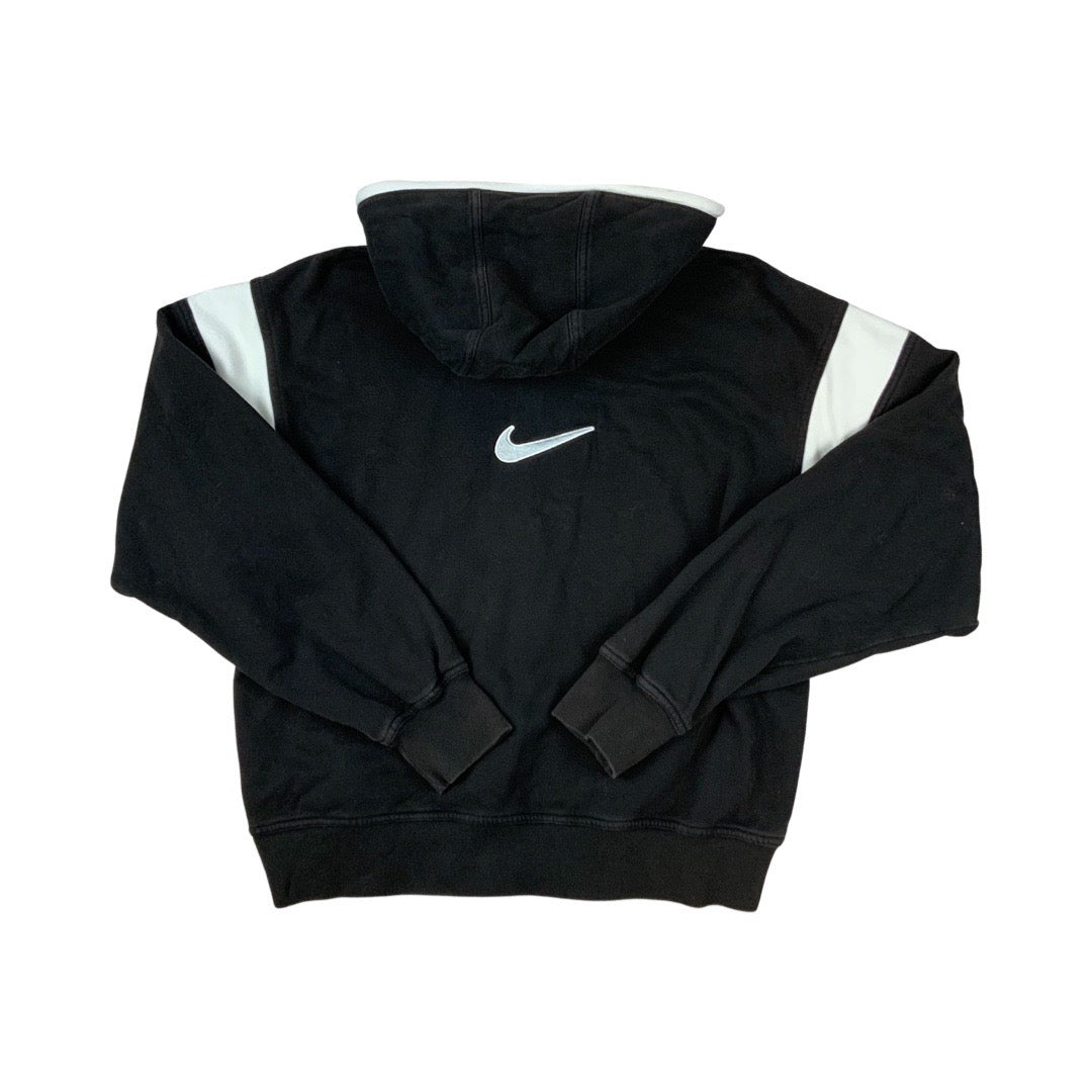 Vintage Y2K Nike Full-Zip Hoodie Black L