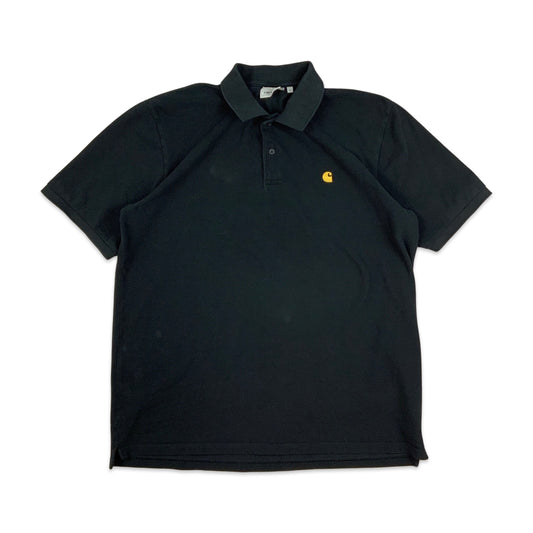 Carhartt WIP Black Polo Shirt L XL