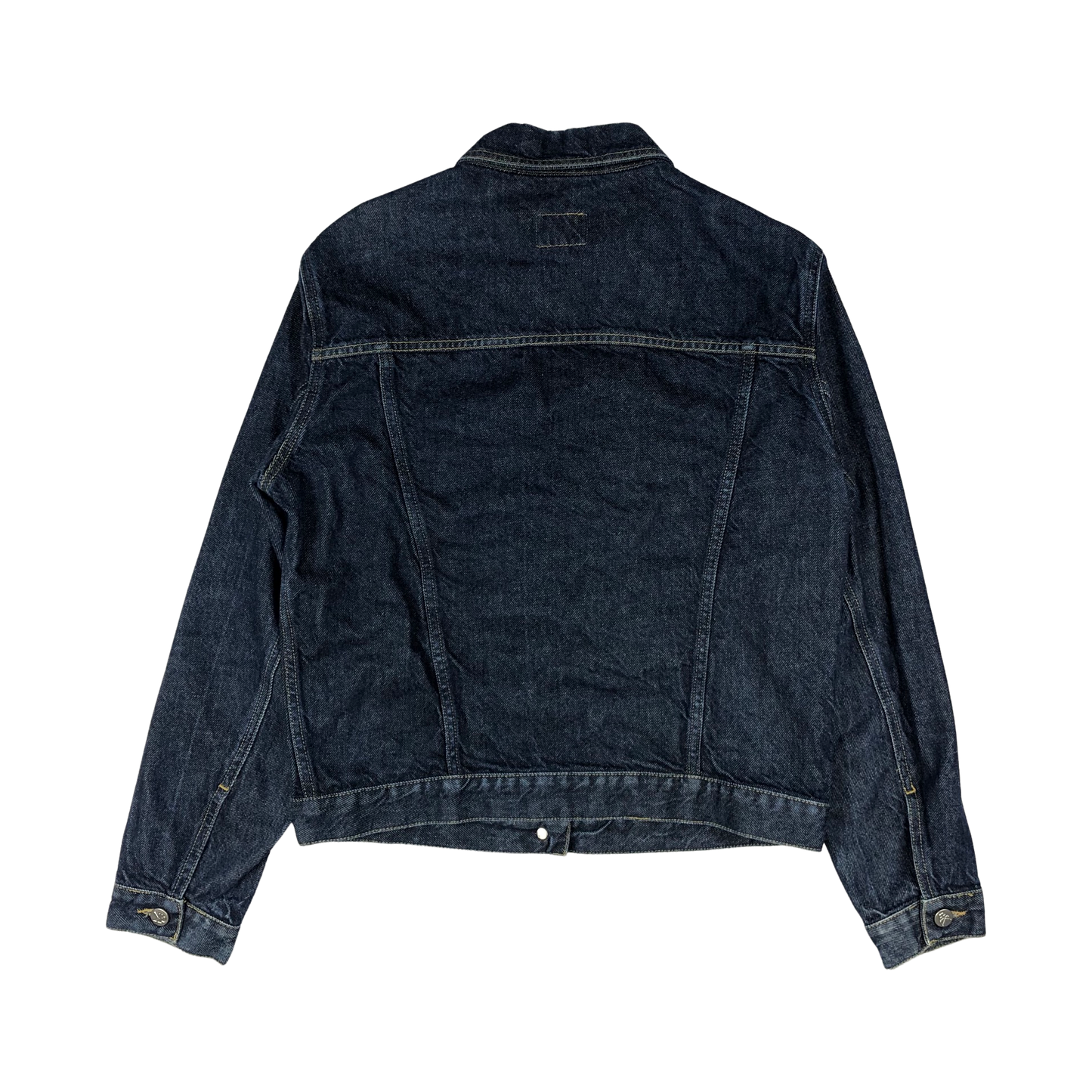 Vintage Y2K Calvin Klein Dark Wash Denim Jacket UK14