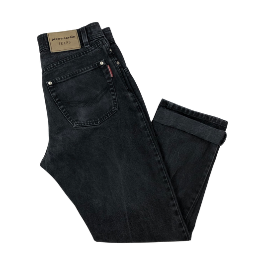 Vintage Pierre Cardin Black Jeans 32W 30L