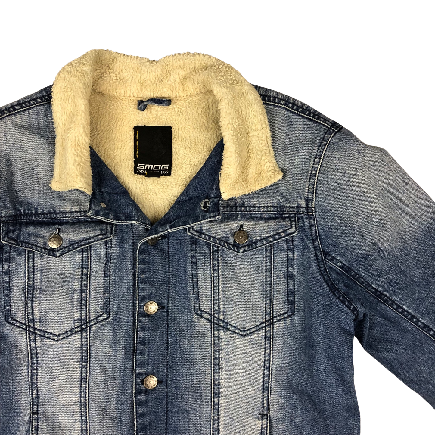 Preloved Smog Lined Denim Jacket M