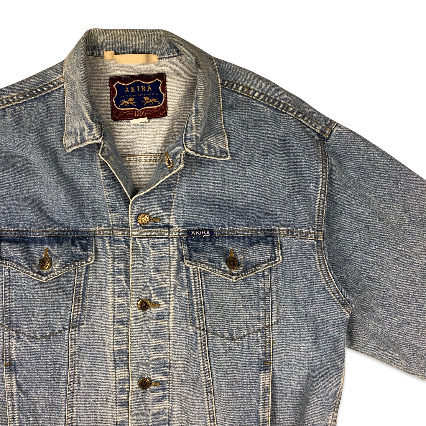 Vintage Blue Denim Jacket XL