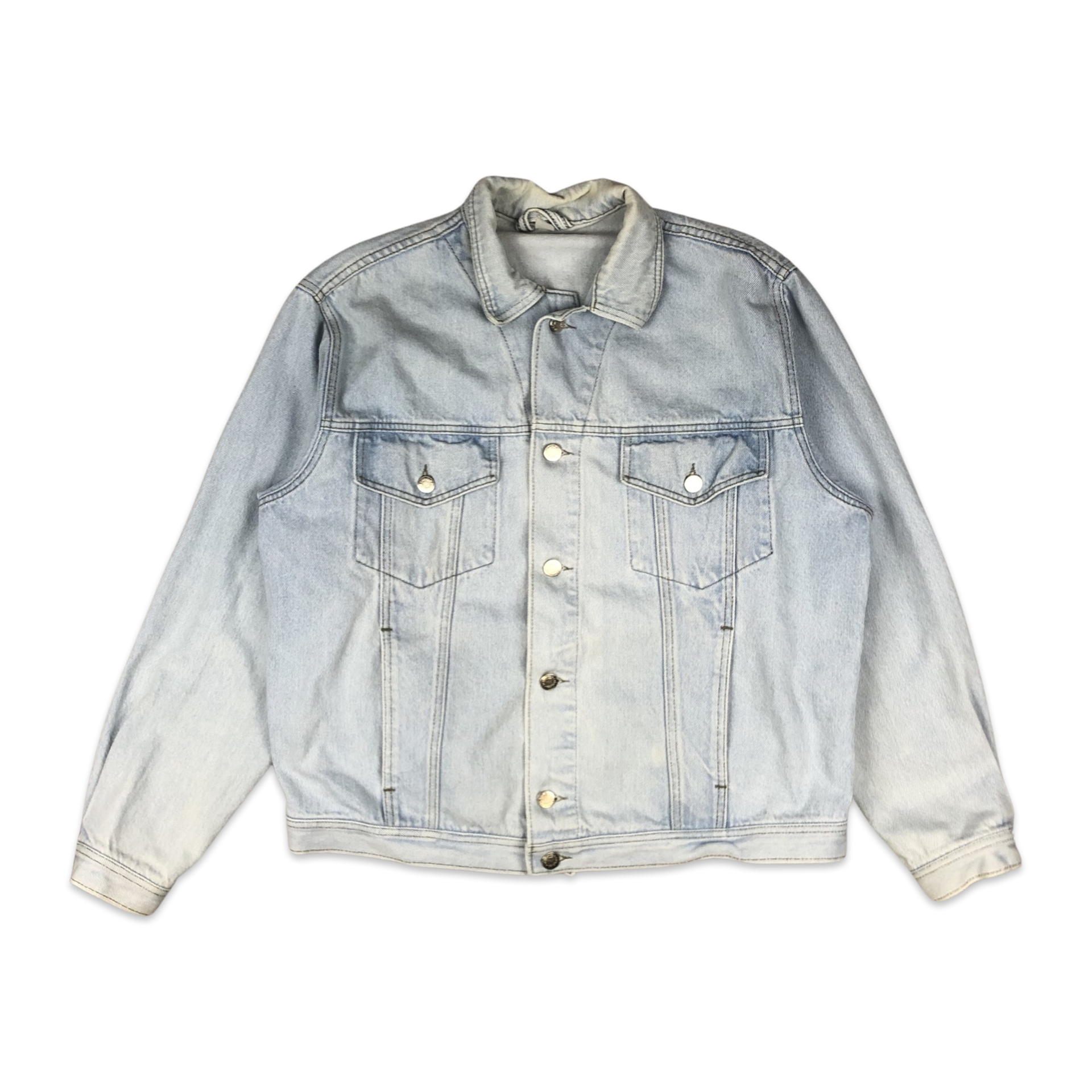 Light wash blue denim hot sale jacket