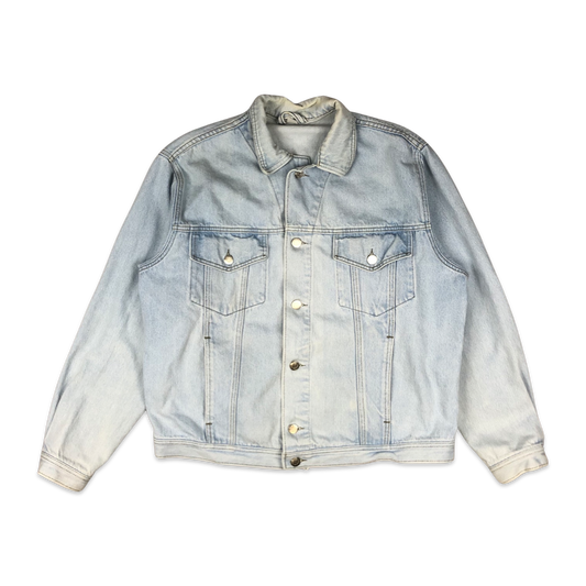 Vintage Light Wash Blue Denim Jacket XL