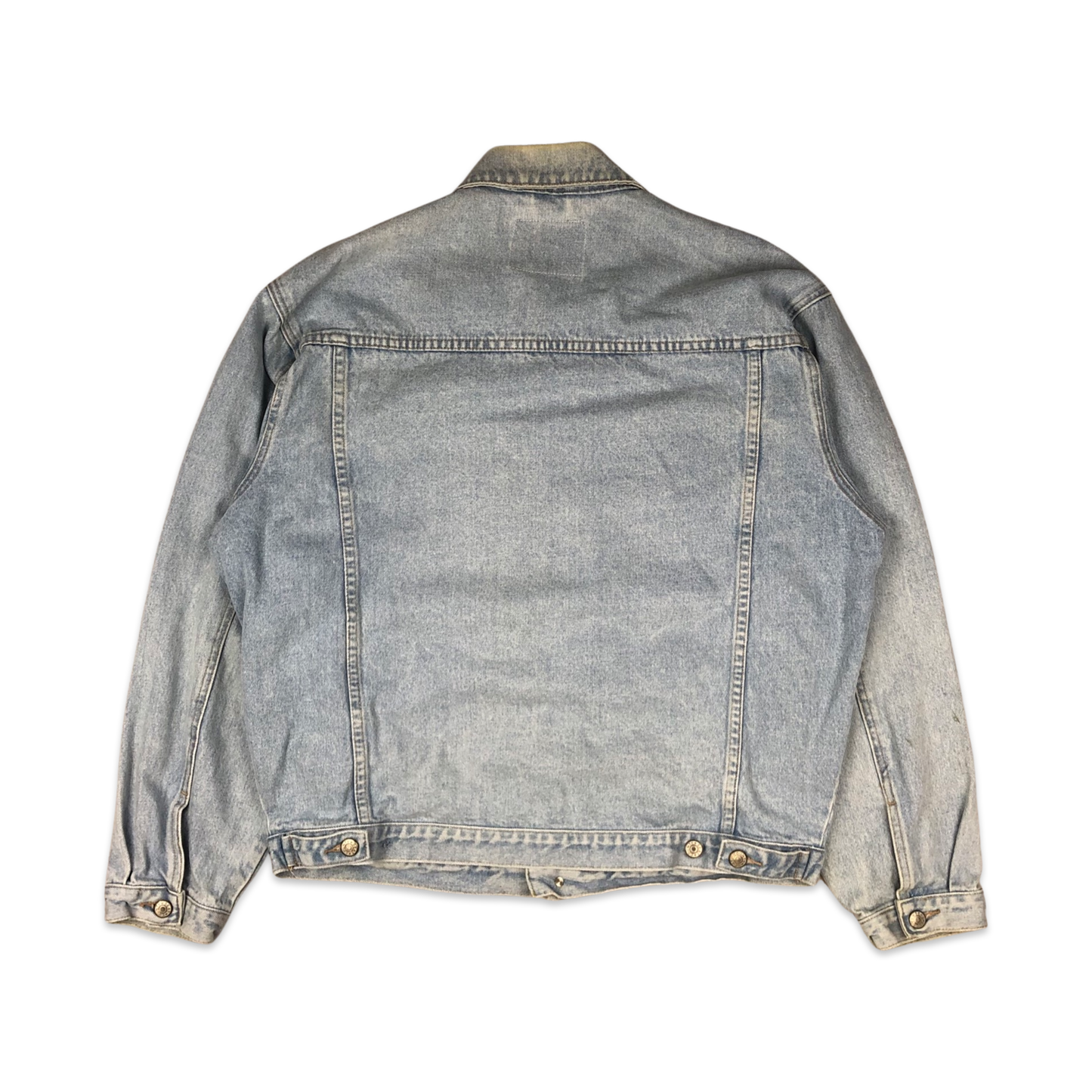 Vintage Light Wash Blue Denim Jacket XXL