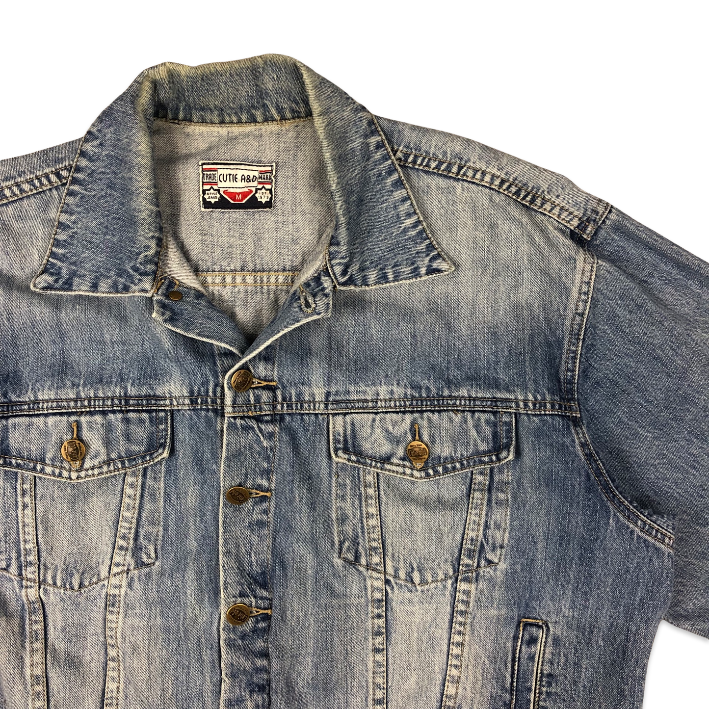 Vintage Blue Denim Jacket XL