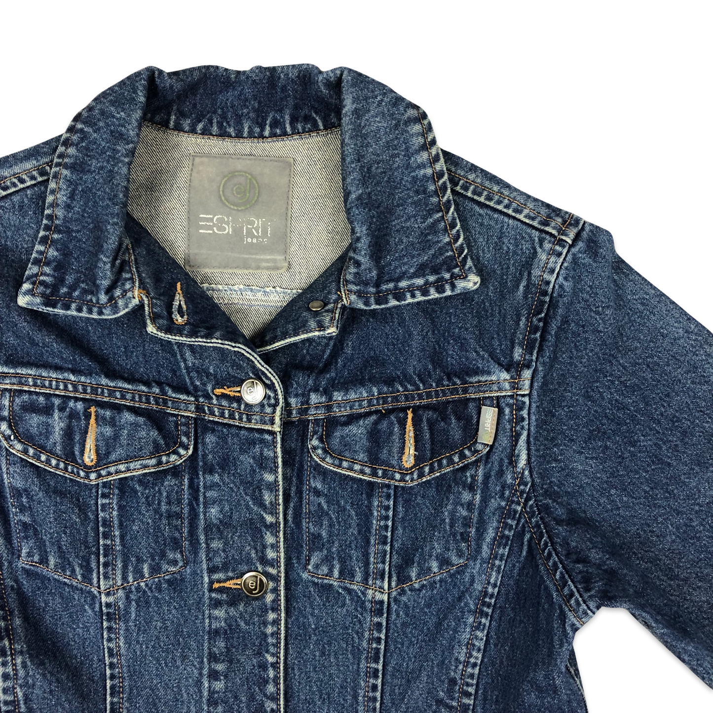 Vintage 00s Esprit Blue Denim Jacket 10