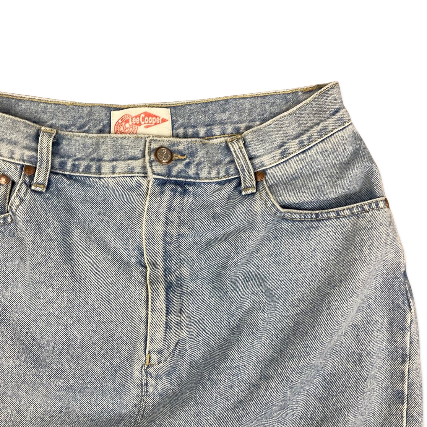 Vintage Lee Cooper Denim Mini Skirt 12 14