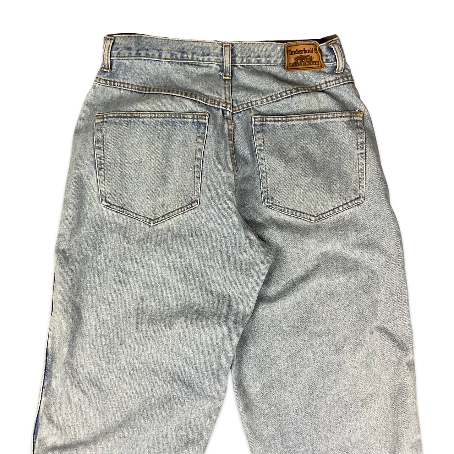 Vintage 90s Timberland Blue Light Stonewash Jeans 33W 31L