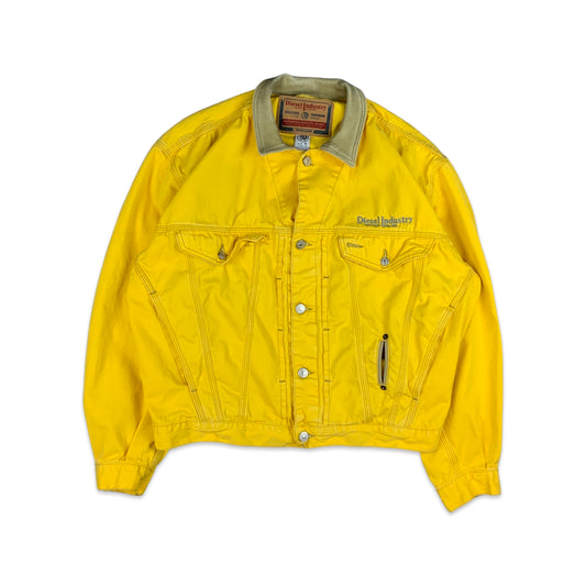 Vintage Diesel Yellow Trucker Jacket M L