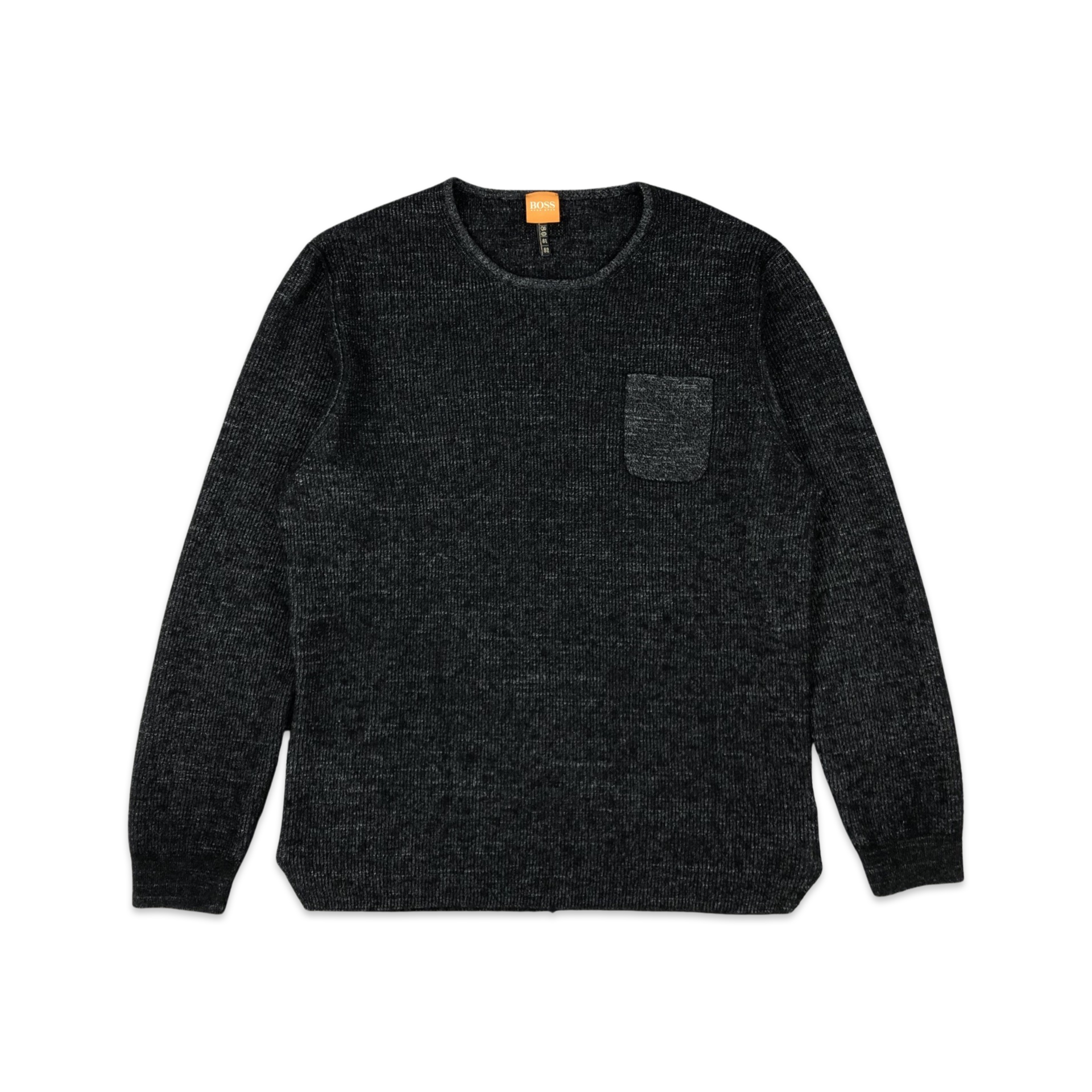 Mens black boss on sale jumper