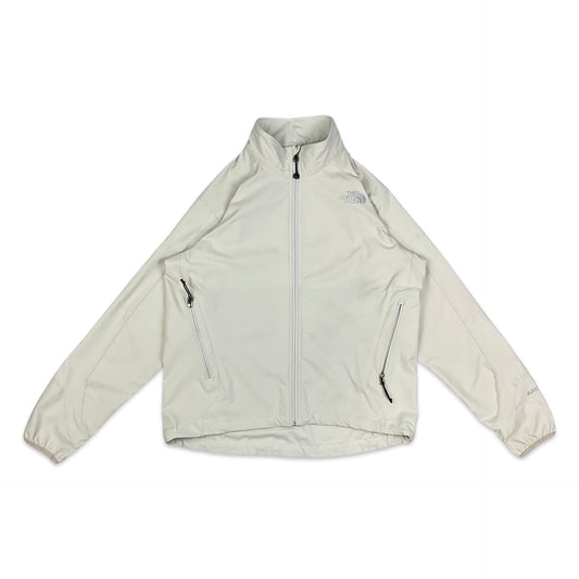 The North Face White Soft Shell Zip Up Jacket 16 18 20