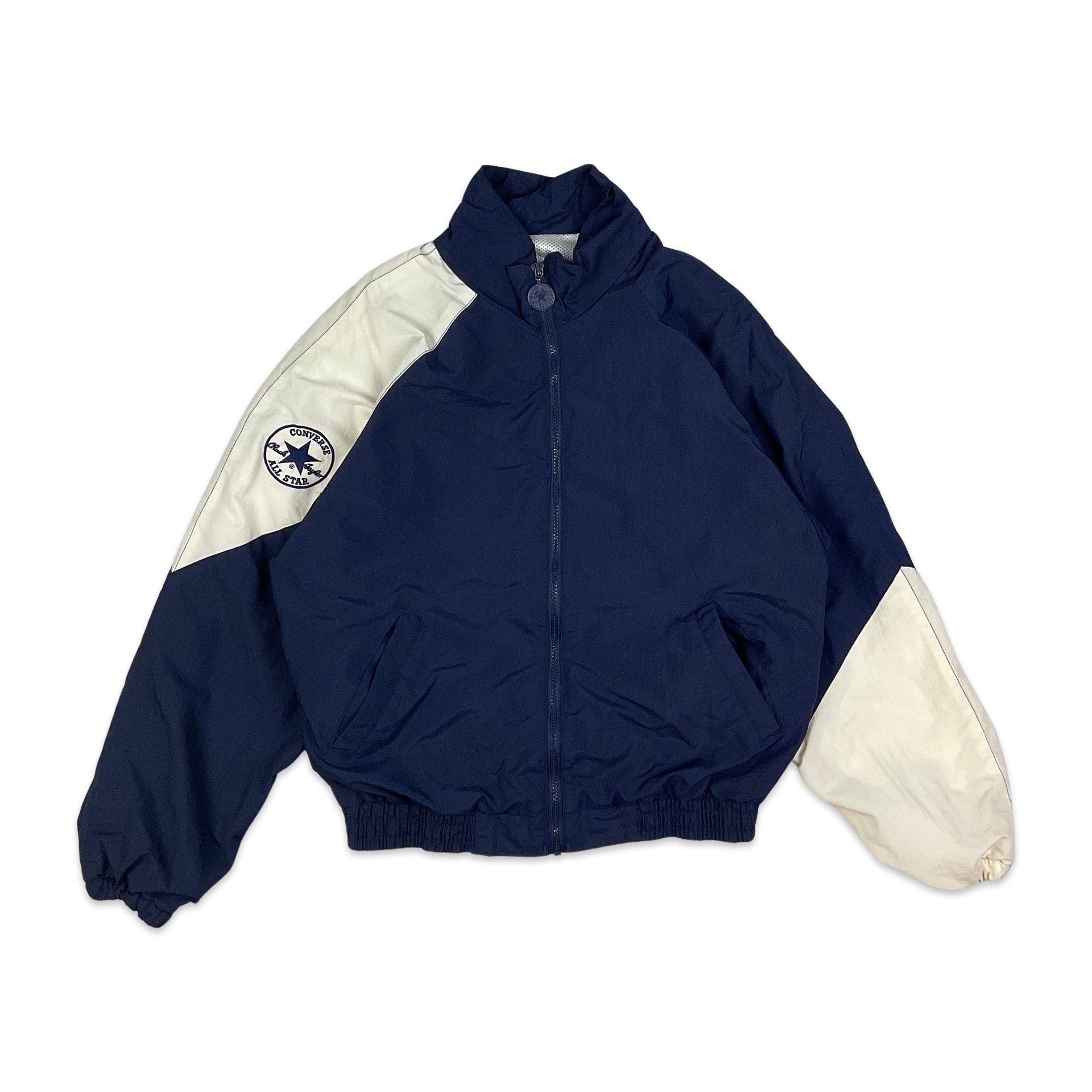 Converse on sale blue jacket