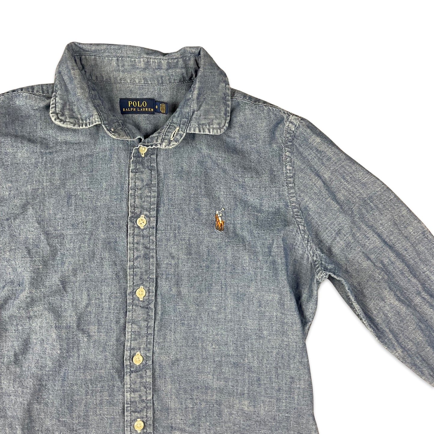 Polo Ralph Lauren Blue Chambray Shirt XS S