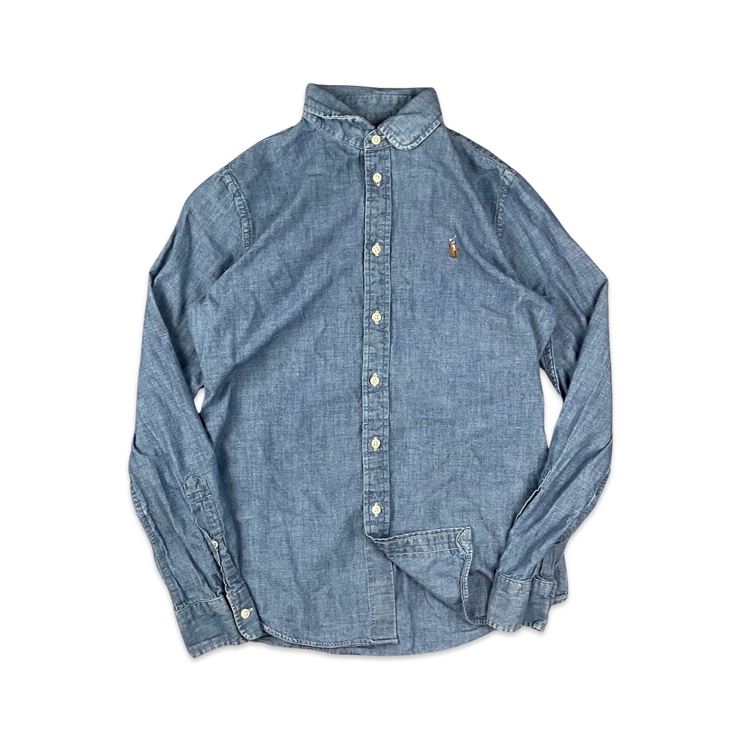 Polo Ralph Lauren Blue Chambray Shirt XS S