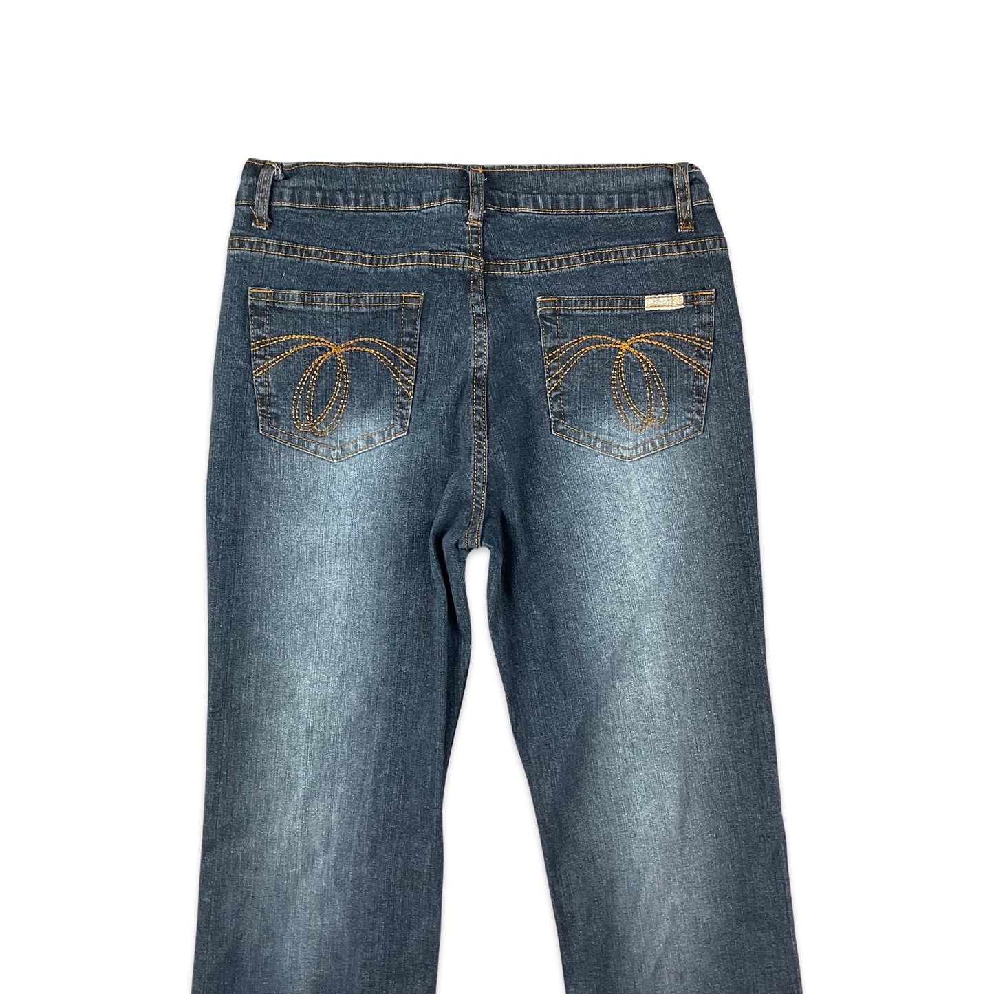 Y2K Dark Blue Flared Jeans 10