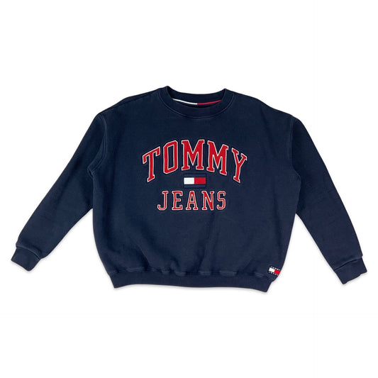 Vintage Tommy Jeans Navy Sweatshirt M L