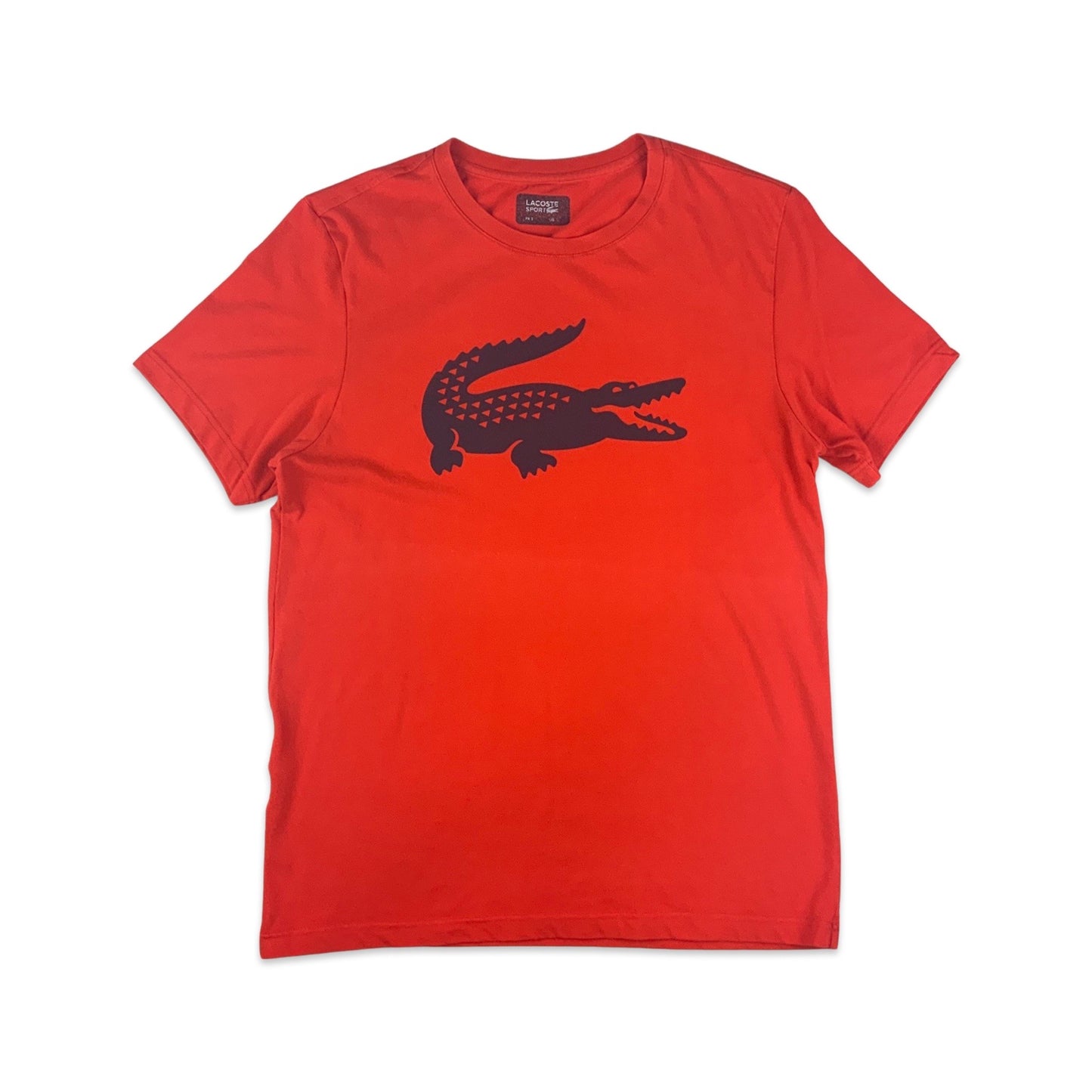 Vintage Lacoste Orange Tee T-Shirt S M