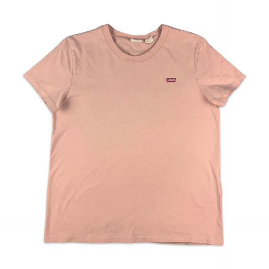 Vintage Levis Pale Pink Tee T-Shirt XS S