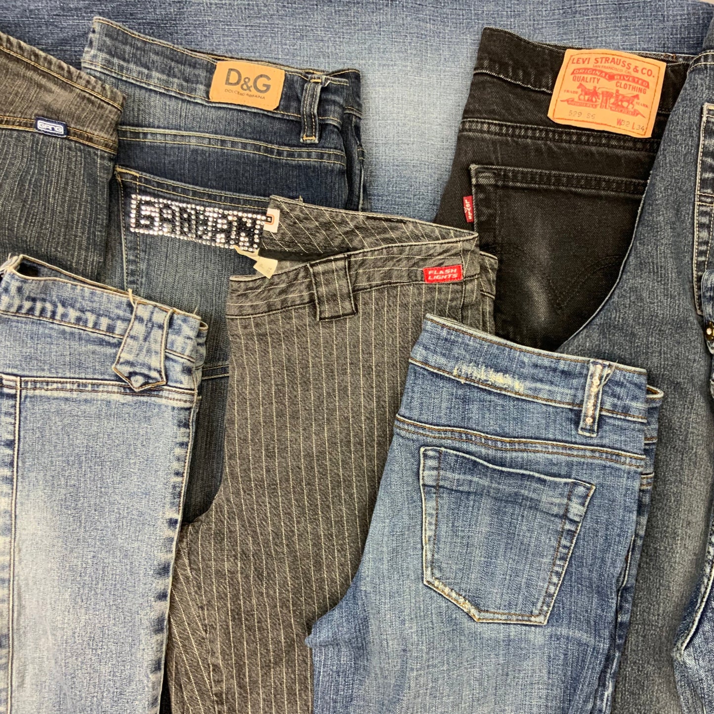Denim Flares (Wholesale)