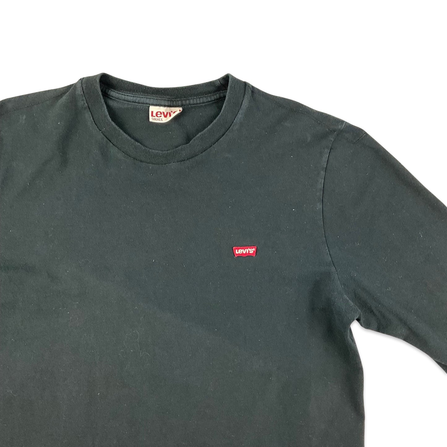 Levi's Black Long Sleeved Tee T-Shirt XS S