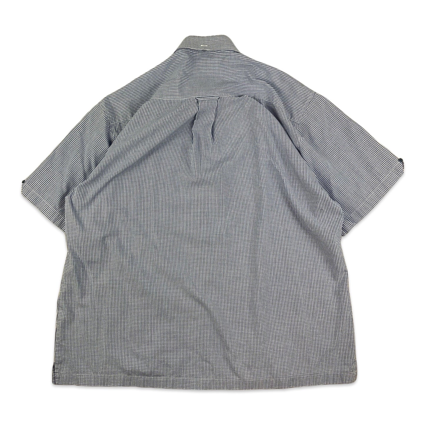 Vintage Ben Sherman Blue & White Gingham Shirt XL XXL