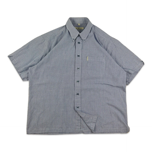 Vintage Ben Sherman Blue & White Gingham Shirt XL XXL