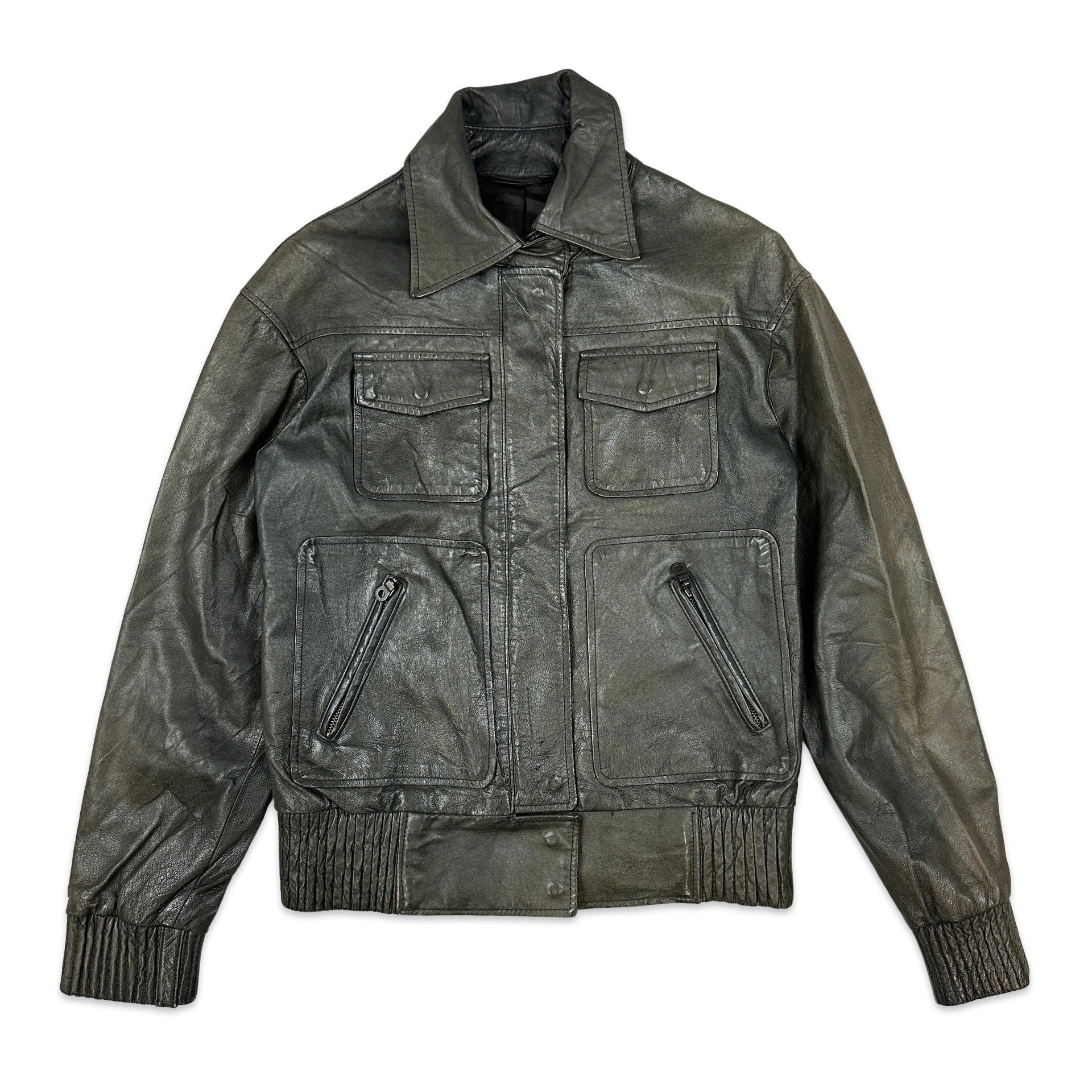 Stefanel hot sale leather jacket