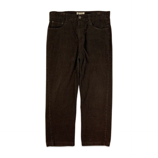 Vintage Brown Corduroy Trousers 36W 27L
