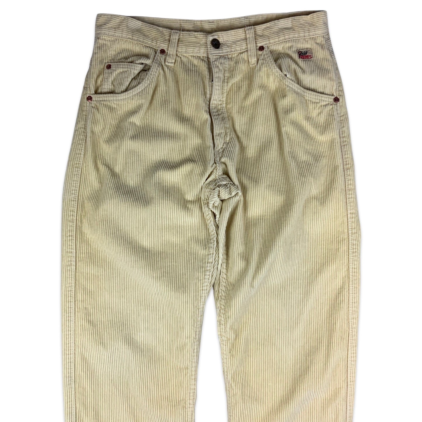 Vintage Beige Corduroy Trousers 31W 30L