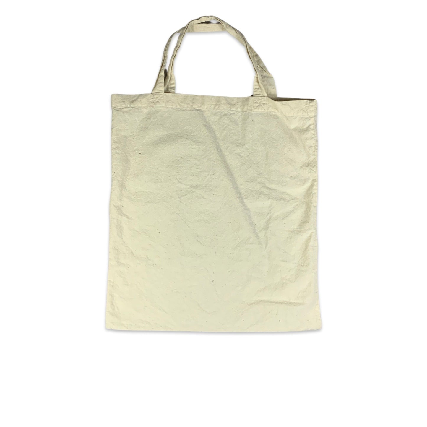 Vintage Graphic Print Canvas Tote Bag