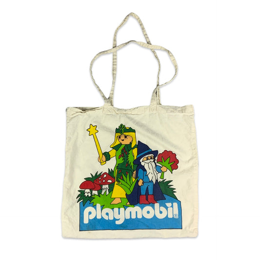 Playmobil Graphic Print Canvas Tote Bag
