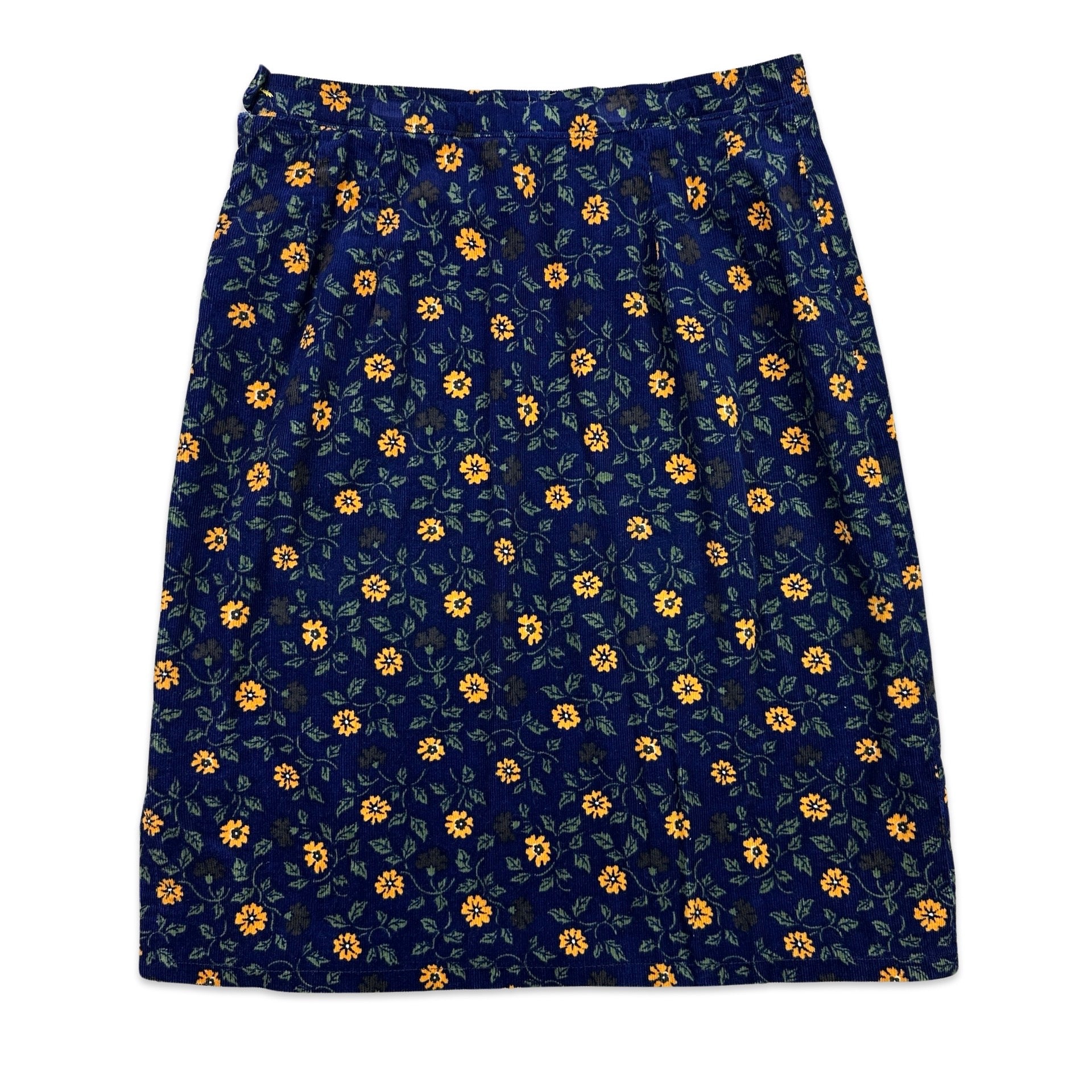 Long floral 2024 skirt 80s