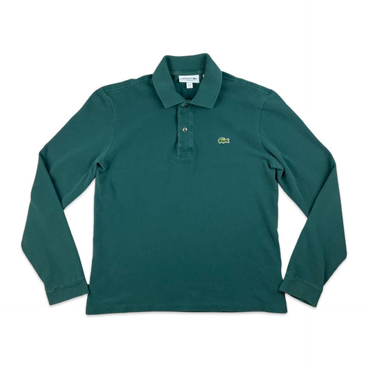 Lacoste Teal Rugby Shirt XS S