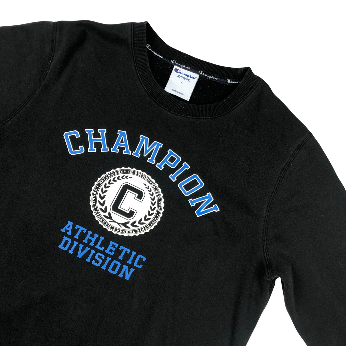 Vintage ChampIon Black Sweatshirt XXL