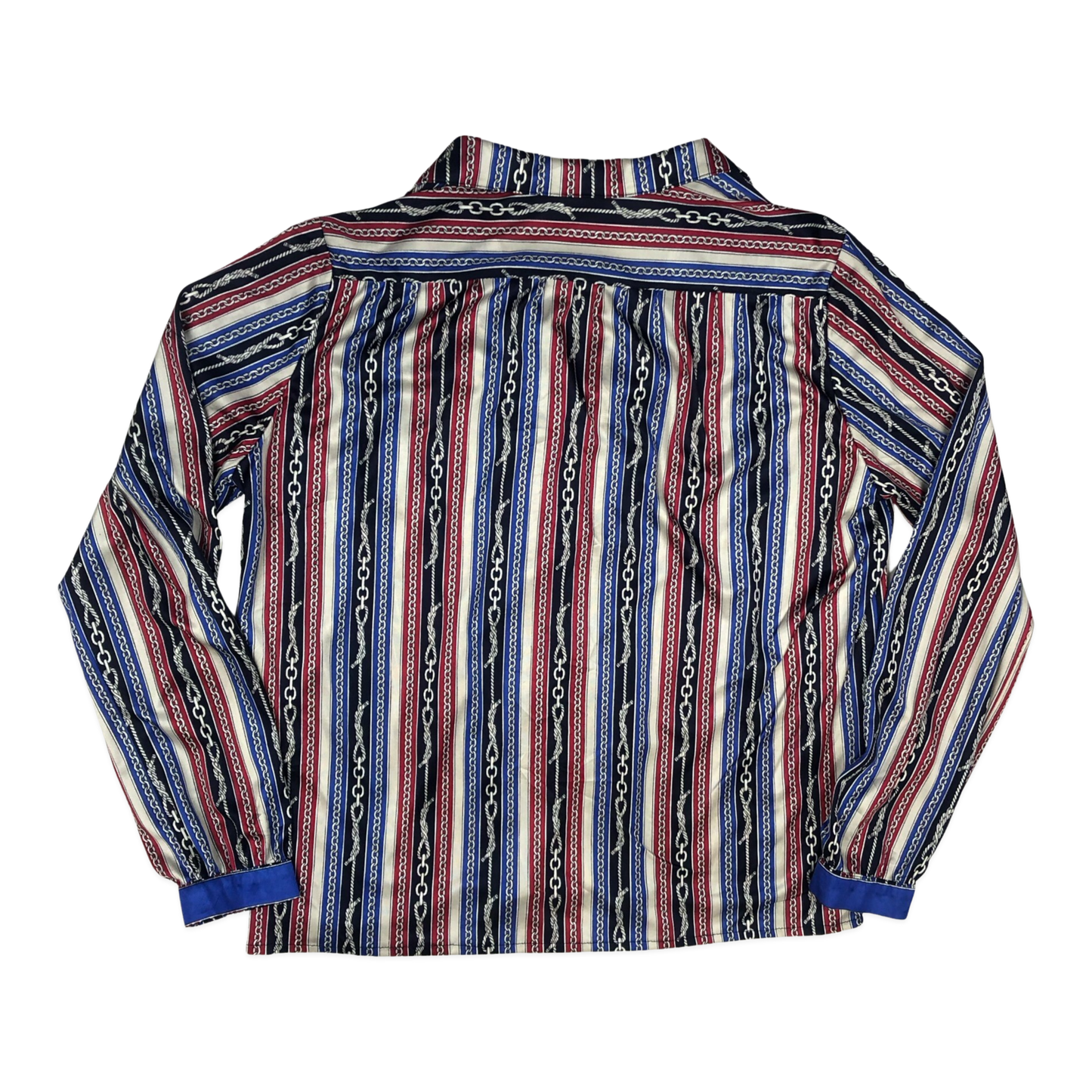 Vintage 80s 90s Striped Blouse 16