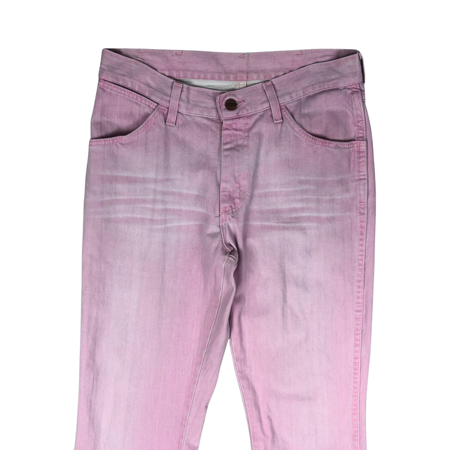 Vintage Wrangler Flared Pink Jeans 32W 34L